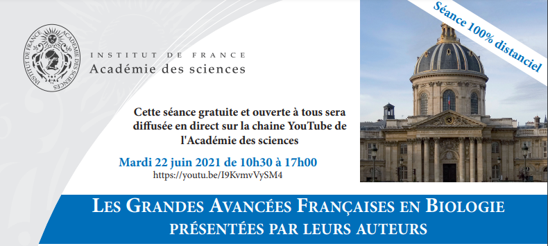 Les Grandes Avancées Françaises en Biologie” prize awarded to Lakshmi Balasubramaniam by the Académie des Sciences