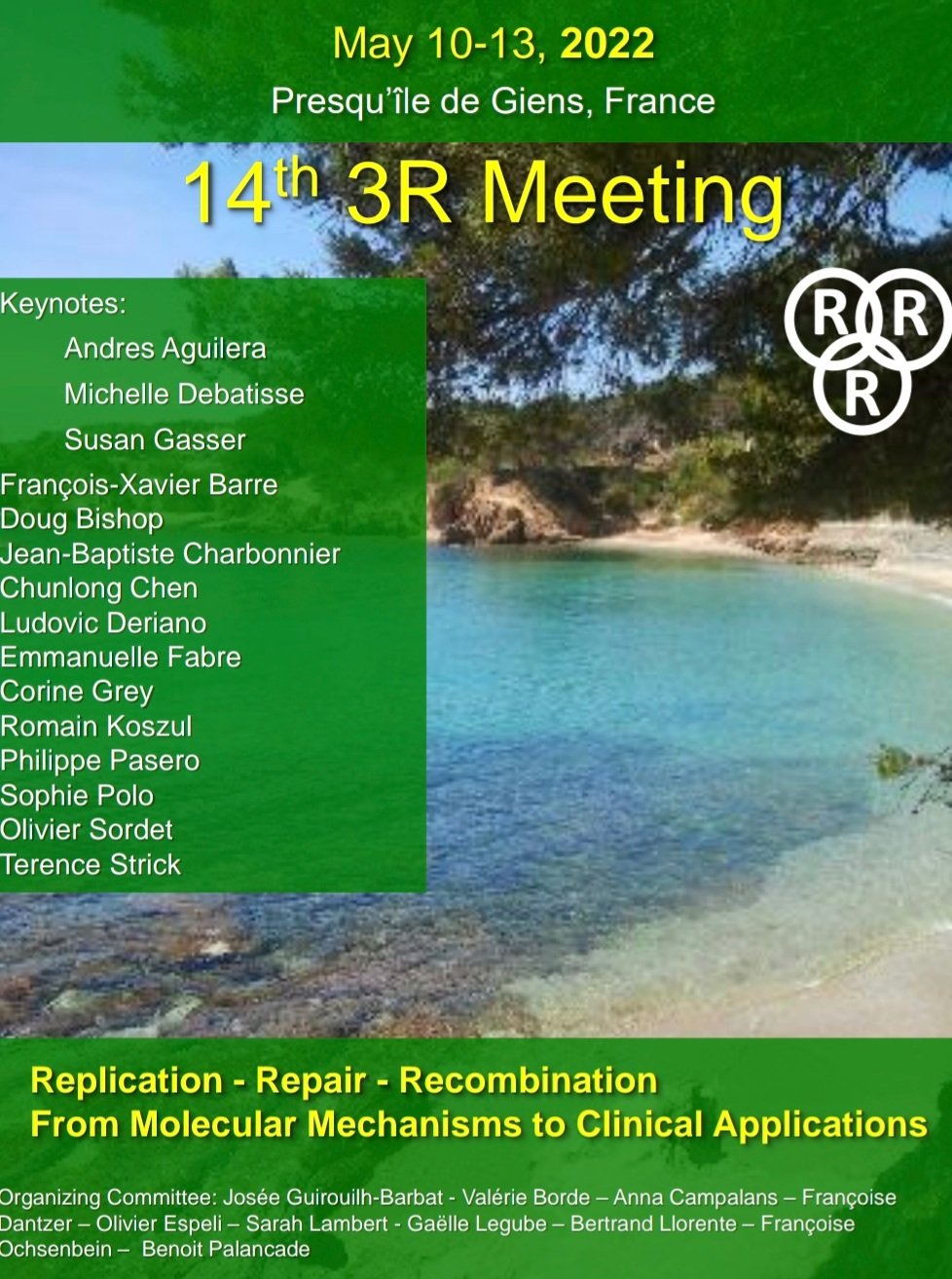 14th French 3R Meeting – May 10-13, 2022