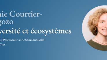 Virginie Courtier appointed to the annual Biodiversity and Ecosystems Chair at the Collège de France