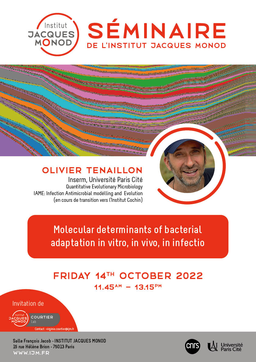 IJM Seminar – Olivier Tenaillon – 14/10/2022