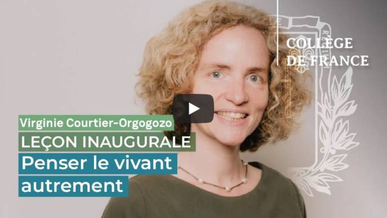 Revoir en vidéo la Leçon inaugurale de Virginie Courtier