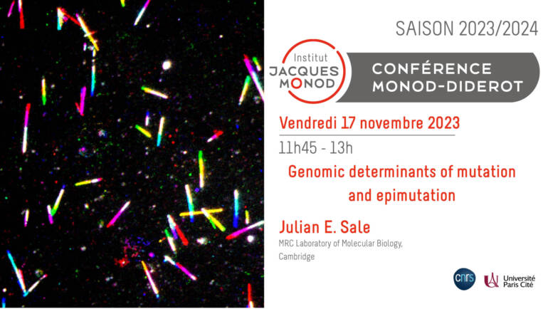 Conférence Monod-Diderot – Julian Sale – 17/11/2023