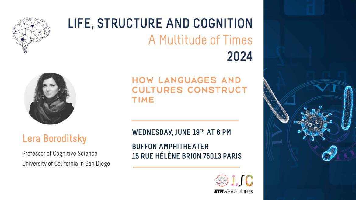 Conférence LSC Lera Boroditsky 19/06/2024 Institut Jacques Monod